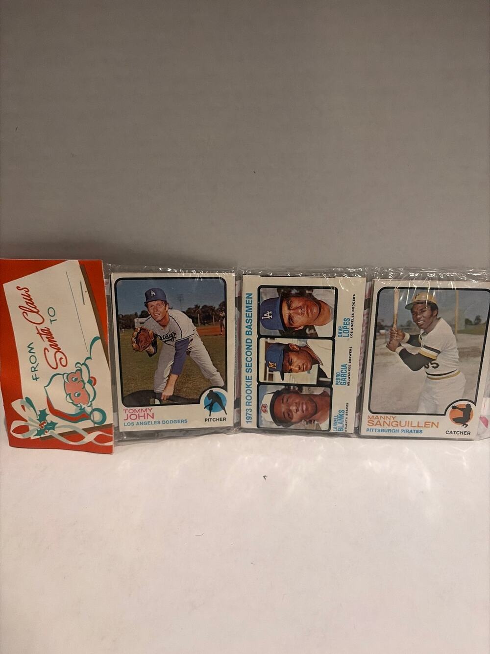 Vintage 1973 Topps Baseball Christmas Holiday Pack Rookie 2nd base